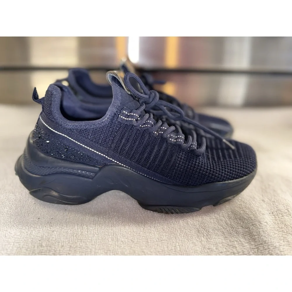 Steve Madden NY‎ Blue Sparkle Woman's Shoes Size 5